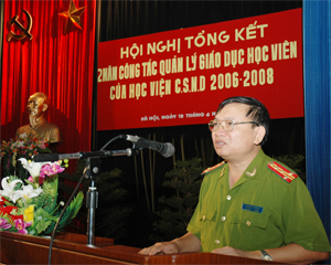 Hội nghị chuyên đề công tác Quản lý giáo dục Học viên 2 năm từ 2006 đến 2008
