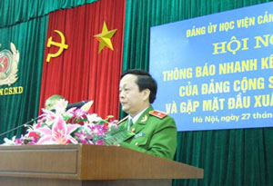 Gặp mặt đầu xuân các cán bộ làm công tác Đảng, công tác quần chúng