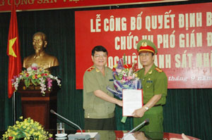 Bộ Công an công bố quyết định bổ nhiệm Phó Giám đốc EV88 - Link Đăng Ký, Đăng Nhập EV88.Com Chính thức