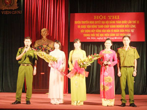 Tổ chức hội thi Tìm hiểu Ev88com1 Nhanh tay tham gia XI của Đảng và CAND chấp hành nghiêm điều lệnh, xây dựng nếp sống văn hóa vì nhân dân phục vụ