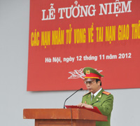 Tưởng niệm các nạn nhân tử vong do tai nạn giao thông