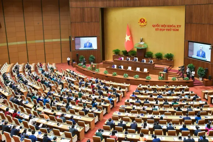 Toàn cảnh hội trường.