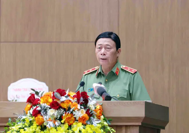 Thứ trưởng Lê Quốc Hùng phát biểu tại buổi lễ.