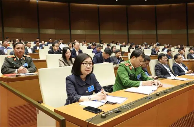 Các đại biểu dự hội nghị.