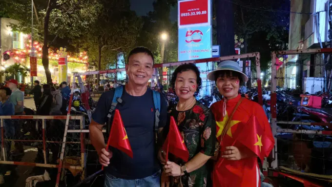 Gia đình chị Đạt.