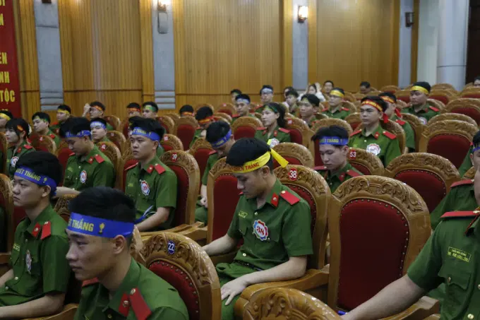 Các thí sinh tham gia Hội thi