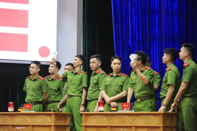 Hội thi diễn ra trong không khí sôi nổi, hấp dẫn