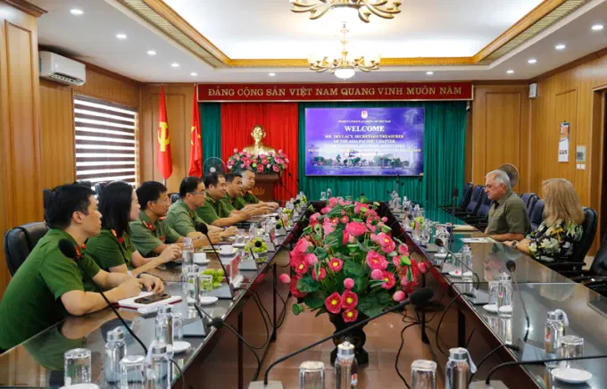 Gặp gỡ, trao đổi với các cán bộ Bộ Công an là cựu học viên Link Đăng Ký, Đăng Nhập EV88.com FBI Hoa Kỳ