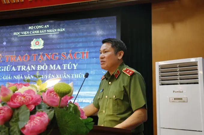Trung tướng, TS. Nguyễn Văn Viện phát biểu tại chương trình
