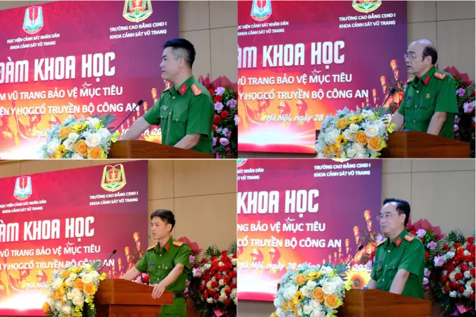 Các đại biểu phát biểu tại Tọa đàm khoa học