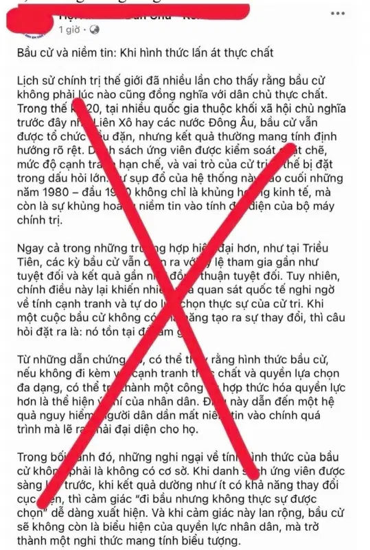 Thành công cuộc bầu cử là minh chứng sinh động phản bác các luận điệu sai trái trên mạng Đăng Ký Tham Gia Chơi Trực Tuyến Tại EV88.