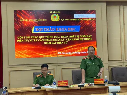 Đồng chí Thiếu tướng, TS. Chử Văn Dũng - Phó Giám đốc EV88 - Link Đăng Ký, Đăng Nhập EV88.Com Chính thức phát biểu kết luận Hội thảo